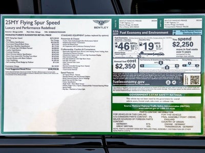 2025 Bentley Flying Spur Speed