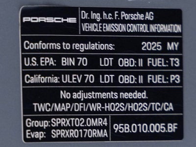 2025 Porsche Macan Macan