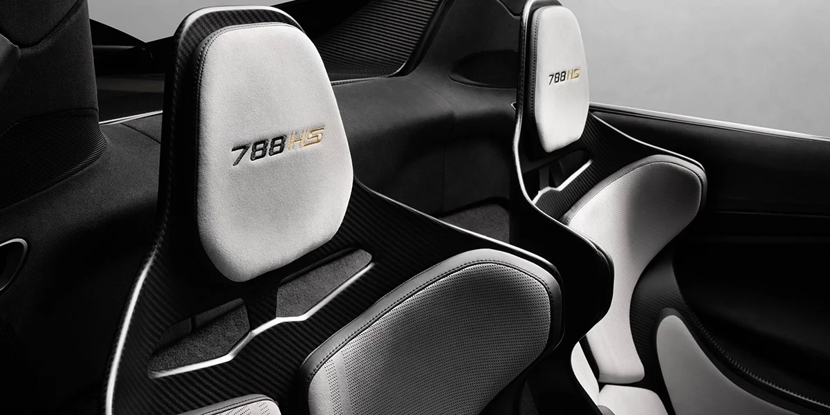 Interior of the McLaren 788HS.