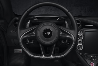 McLaren Carbon Fibre Steering Wheel